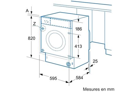 hauteur machine à laver hublot|Quelles sont les différentes dimensions d’un lave.